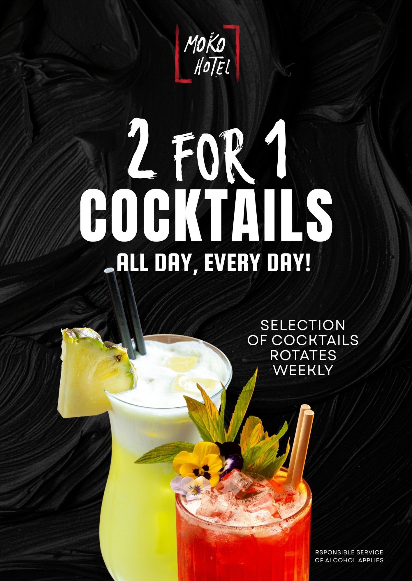 Moko 2 for 1 Cocktails